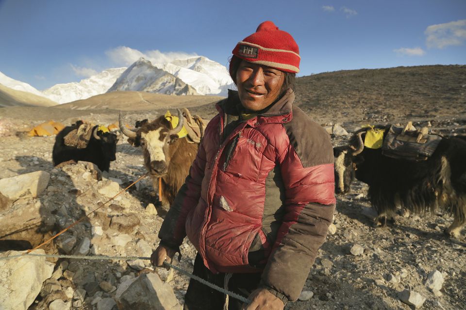 Yak herder Tibet